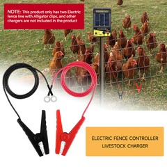 Electric Fence Controller Charger Kits For Animal Cattle Poultry Supplies