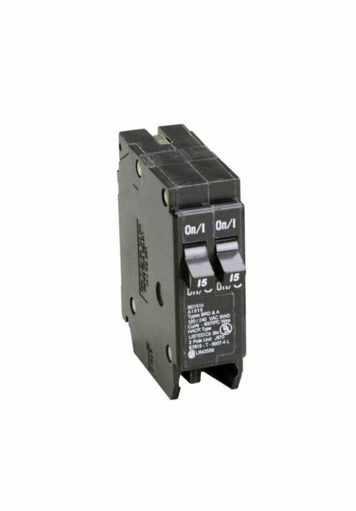 EATON BD1515 Type BR 15-amp 2 -Pole Tandem Circuit Breaker 120/240v 10 kAIC NEW*