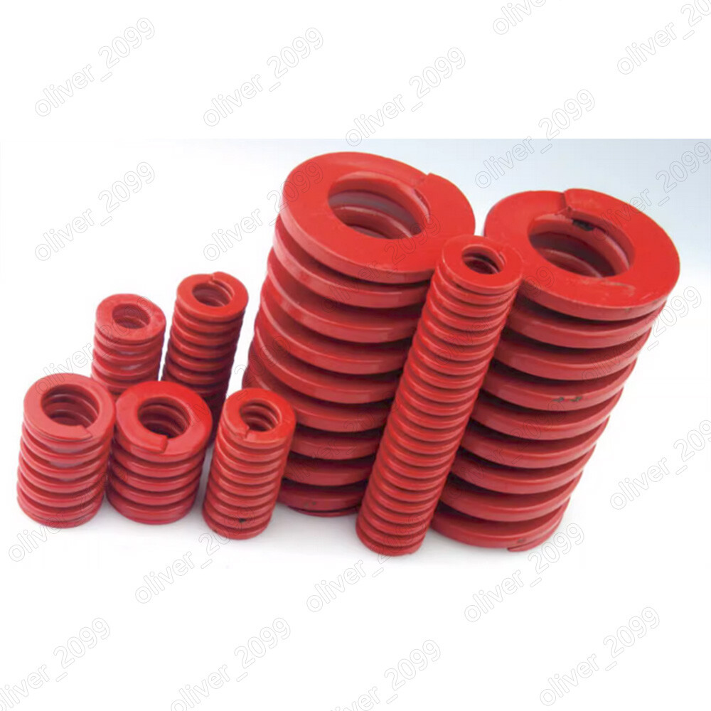 OD 18mm-50mm ID 4mm-25mm Medium Load (TM) Red Compression Mould Die Springs