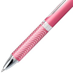 Pentel EnerGel Alloy Retractable Liquid Gel Pen Black 0.7mm Medium Tip