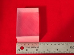 Bicron BC412 Plastic Scintillator Block 4cm X 8cm X 2.25″