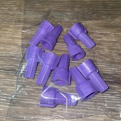 Ideal 10pcs Al/Cu Wire Connectors Aluminum to Copper – Purple