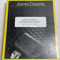 Genuine JOHN DEERE 1770NT PLANTER OPERATORS MANUAL OMA74672