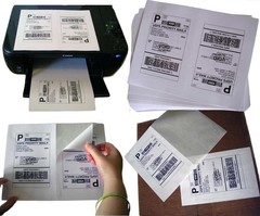 400 Half Sheet Shipping Labels 8.5 x 5.5 Self Adhesive 2 Per Sheet – for eBay