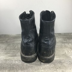 Red Wing 4473 Firefighter Fire Zip Up Logger SuperSole Boots Steel Toe Size 9.5