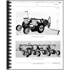 IH International 56 Plate Planter Parts Manual Catalog