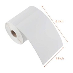 4 Rolls 4×6″ Direct Thermal Shipping Labels – 250 Per Roll – 1000 Address Labels