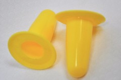 Pair of Plastic Inflation Plugs/Shell Liner Block Fit All Cow Goat Milker