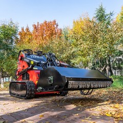 Heavy Duty Flail Mower Attachment for TYPHON STOMP Mini Skid Steer 1450mm
