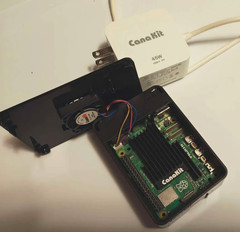 Raspberry Pi 5 8GB RAM – Turbine Case w/ 45W PSU + Heatsink + FAN {READ}