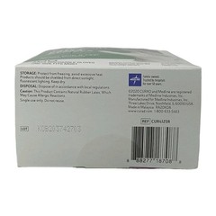 Curad Comfort Wear Latex Exam Gloves Powder-Free One Size Fits Most 100 count