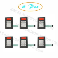 6 pcs Phase 5 Coin Keyboard Keypad For ADC Stack Dryer # 112526~Free Shipping~