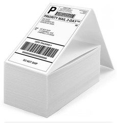 4″x6″ Direct Thermal Shipping Labels Thermal Printers Fanfold 500 Lables