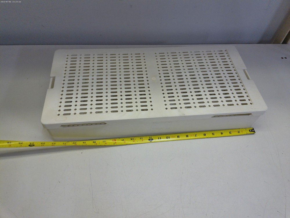 ASP 13837 Sterilization Sterile Instrument Case Container 23 x 11 x 4