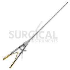 Sinus Needle Holder V Type 5 X 330mm Laparoscopy Laparoscopic Endoscope Forceps