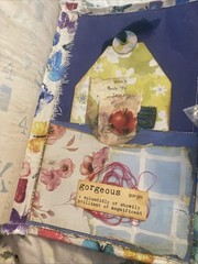 Junk Journal Handmade with pockets, belly bands, tucks journal cards, tags