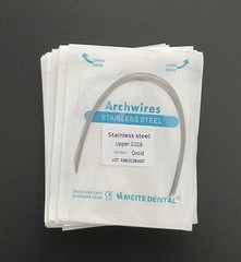 10Packs Dental Orthodontic Stainless Steel Arch Wires Round Wires Ovoid Form