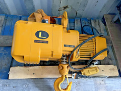 Harrington ER020L 2 Ton 4000LB Electric Chain Hoist 230/460V 3Ph 14 FPM