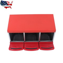 Metal Chicken Nesting Boxes Laying Eggs Chicken Coop Hen Nest Box 3 Hole