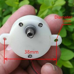 3-9V Small DC Gearmotor Micro Low Slow Speed Gear Motor Metal Gearbox Mini