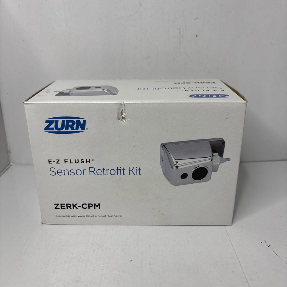 Zurn ZERK-CPM EZ Flush Sensor Retrofit Kit Automatic Flushing Valve Chrome Cover