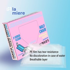 Dental Disposable Half Chair Sleeves Protective Cover Clear Medium32″X32″200/B