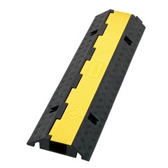 VEVOR Cable Protector Ramp Rubber Cord Cover 22000 lbs/axle Capacity 1 Channel