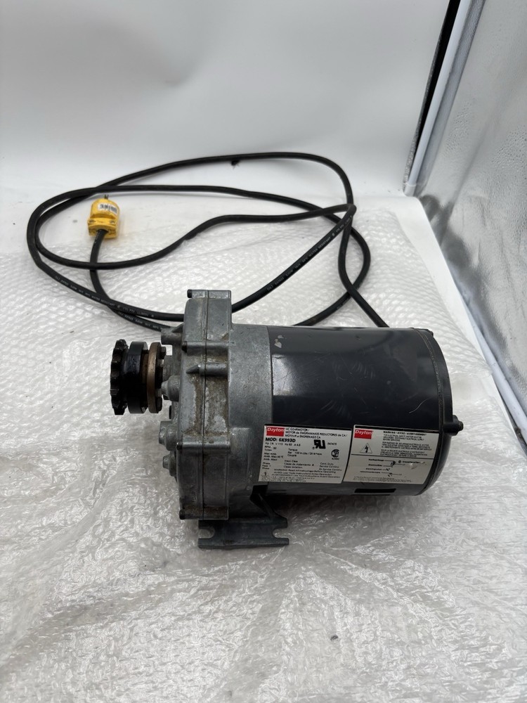 Dayton AC Gear Motor 6K993D 1/4 HP 90 RPM