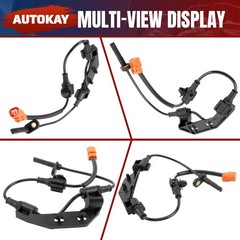 AUTOKAY 2Pcs Left & Right Rear ABS Wheel Speed Sensor Fits for Honda CR-V CRV 2.