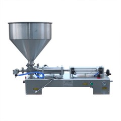 110V 100-1000ml Paste Liquid Piston Filler Heating Filling Machine Single Nozzle