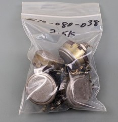 (4) Allen-Bradley Type J Potentiometers 2.5K OHMS KS-13790-L42