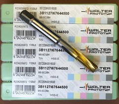 one WALTER PROTOTYPE M8-ISO2/H5 Spiral Flute Tap; HSS-E ; M8X1.25🎯Machinist