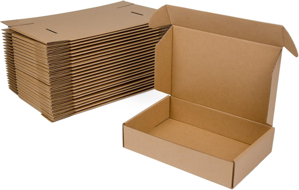 Shipping Boxes Corrugated Cardboard For Small Bussiness Packing Mailing 25 Pack