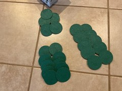 3M 01407 Green Corps Roloc Disc 1407 3 inch, 36YF Grit 25 discs box