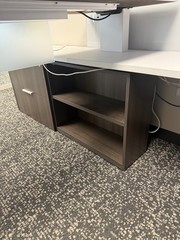 Full Private Office By Teknion in Coastal Gray Finish