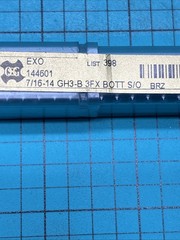 1 – 7/16-14 GH3-B 3FX Bottom Drill/Tap OSG BRZ 144601, Exotap Va-3 HSS-V 1056