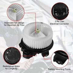 AC Heater Blower Motor Compatible with – Ram 1500 2014-2018, for Jeep Wrangle…
