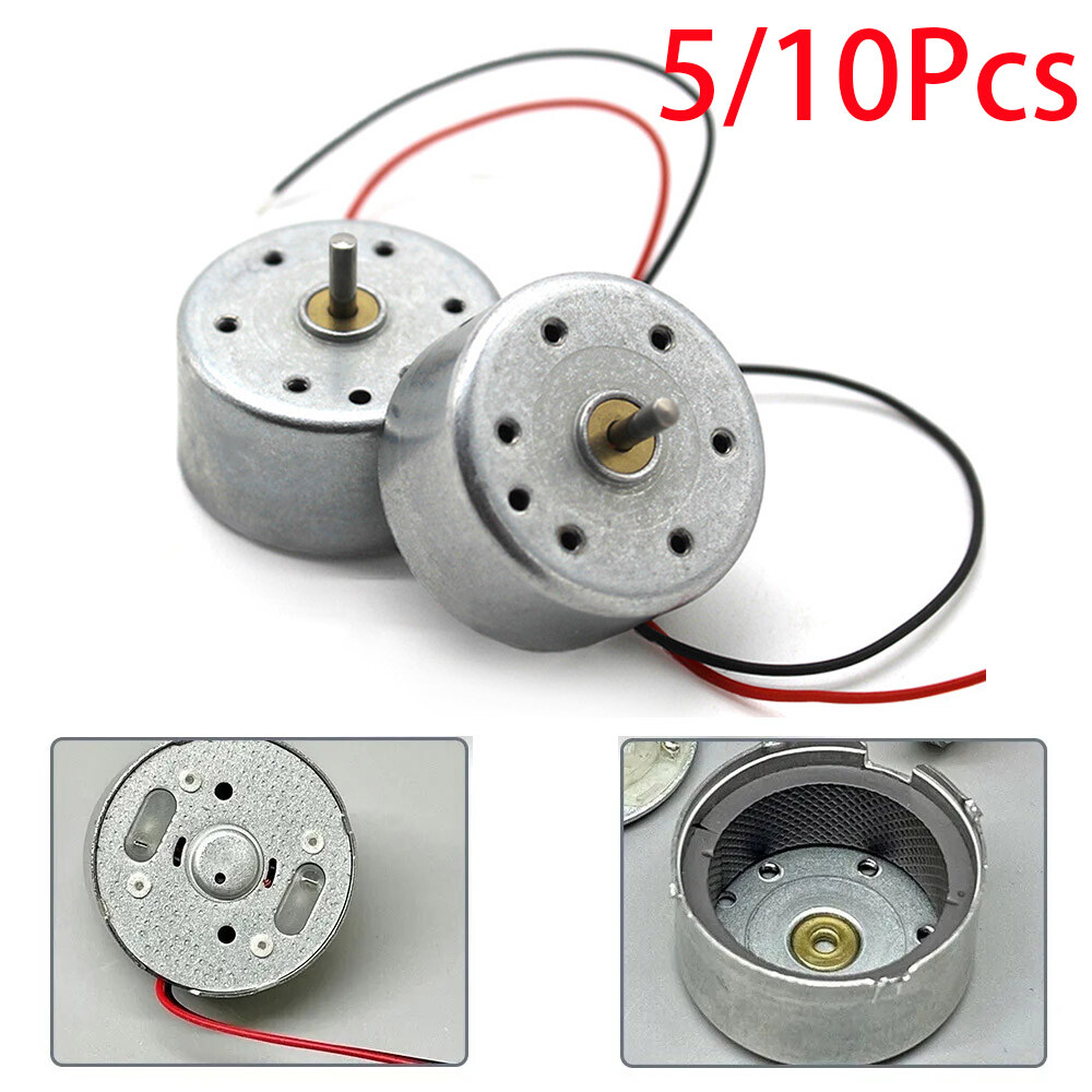 5/10Pack RF-300CA DC 3V 5V 6V 8000RPM 24mm Power Motor 2mm Shaft DIY Toy Fan USA