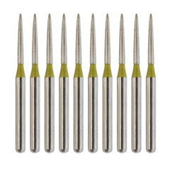 Dental Flame Diamond Burs Extra Fine Grit 861/012XF FG for High Speed Turbine