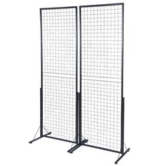 VEVOR 2′ x 5.6′ Grid Wall Panels Tower 2 Packs Wire Gridwall Display Racks