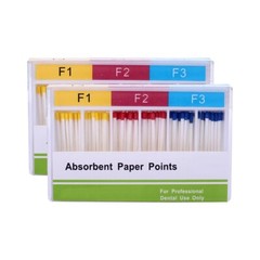 Dental Absorbent Paper Points F1.F2.F3 For Root-Canal Obturating 100Pc/Pack