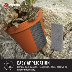 VELCRO Brand Industrial Strength Heavy Duty Strips, Holds 15 lbs 4×2″ (3 Sets)