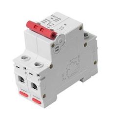 2Pole AC MCB Mini Circuit Breaker 4.5kA 6/10/16/25/32/40/50/63A/125A 250/500V