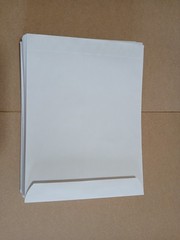 25 Pieces of 9 x 12 White Catalog Envelopes, 24w(90gsm), Lick to seal.