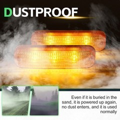 4 LED Amber Flashing Cab Lights For John Deere 30 Series 4030 4230 8450 #AR60250