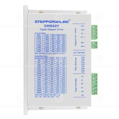 STEPPERONLINE 4.8/8/12Nm 6A Φ14mm Nema 34 Stepper Motor & Driver Stepper CNC Kit