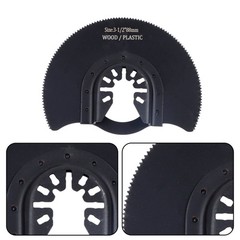 124PCS Oscillating Tool Blade Set Titanium Multi-Tool Blades with Sandpaper
