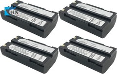 4pcs 2600mah 54344 Batteries & Charger Compatible for Trimble 5700 5800 R8 R7 R6