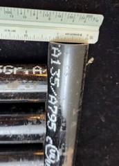 8x 12in X 1.25in Steel Pipes