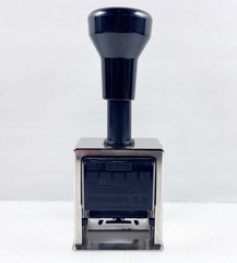 German Reiner B2 Numbering Machine Sequent Stamp Metal Office Industrial Vintage